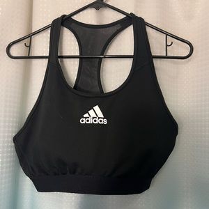 ADIDAS black sports bra. size XL